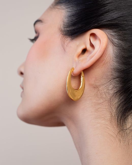 Zynnia Collective Metallic Lume Hoops