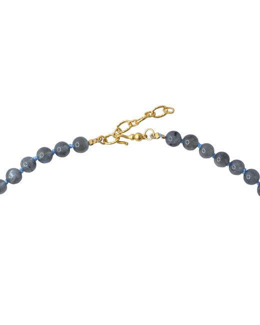 Bombyx House Metallic Labradorite Bead Necklace