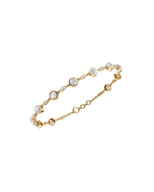 Aya Fine Jewelry Metallic 2.65 Cwt Round Lab Grown Diamond Station Bracelet