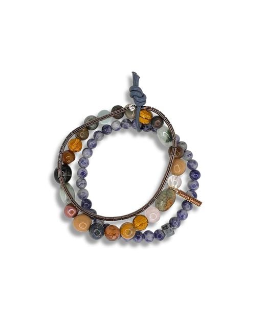 Jaredjamin Brown Maurice Gemstone Bracelet Set for men