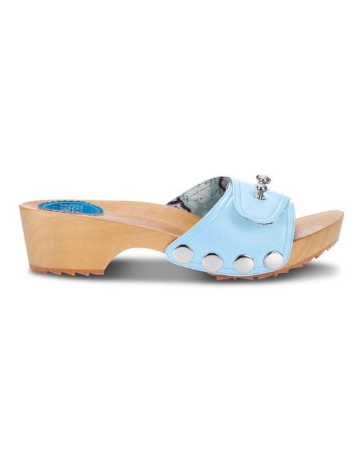 Nique Forde Blue Celeste Lucille Sandals