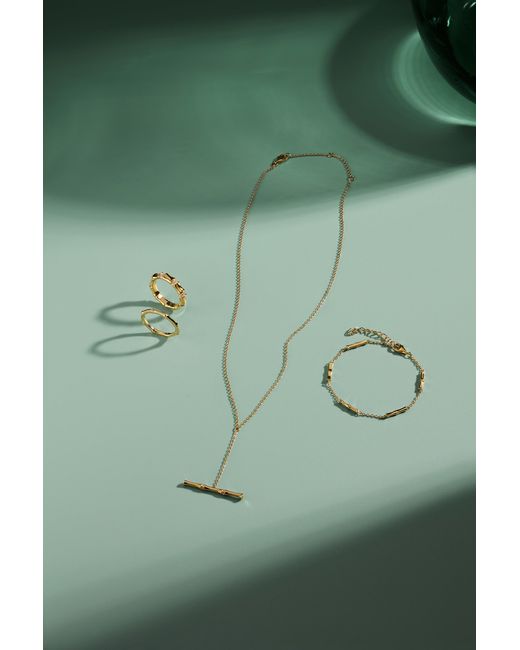 Vanhi Metallic Bamboo Ring