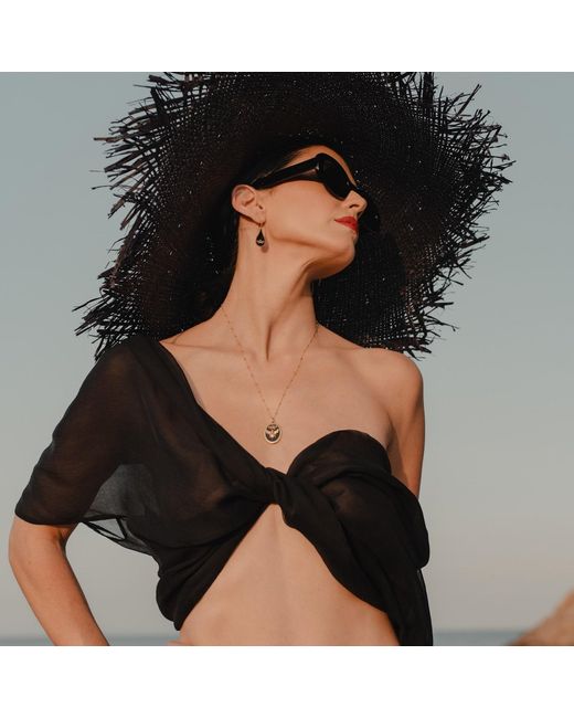 Myrto Katramadou Jewellery Metallic Queen Bee Crystal Necklace