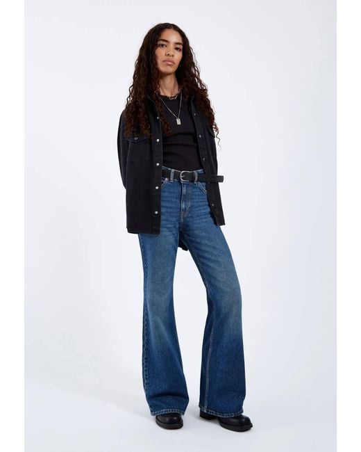 Dr. Denim Blue Elba Mid Bootcut