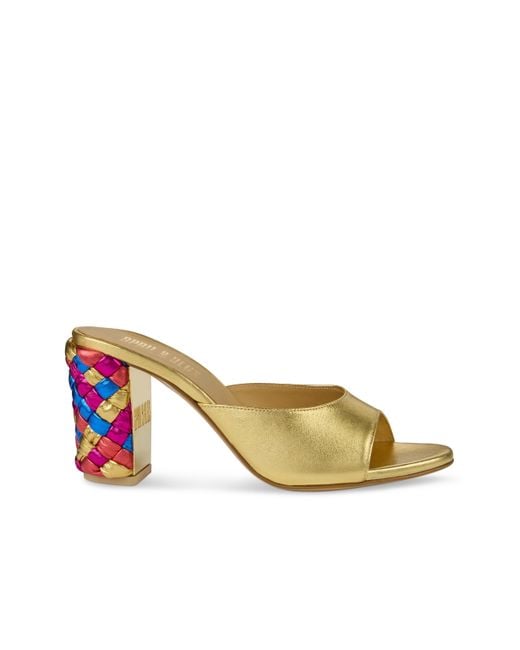 April & Alex Metallic Augusta Mule