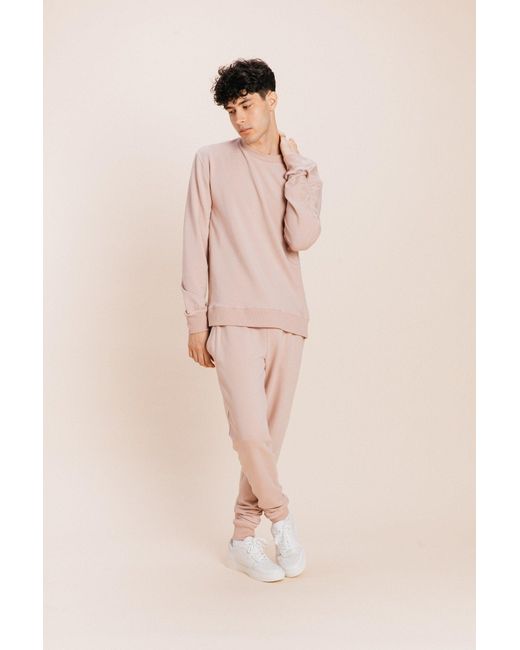 Ocio Leisurewear Pink Classic Softcore Jogger for men