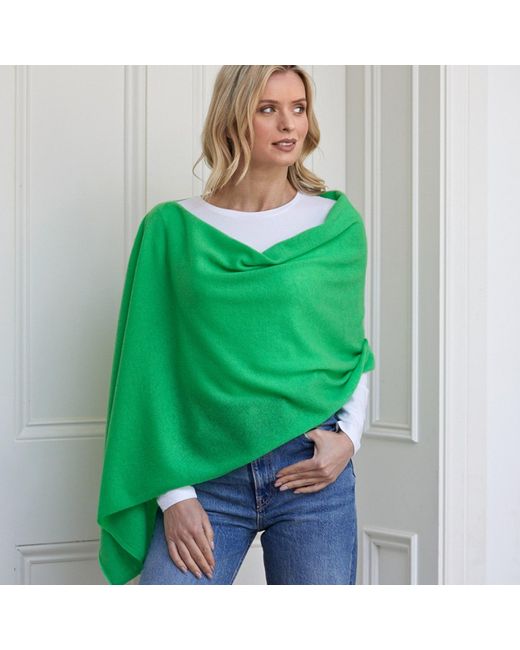 Cove Green Lucy Apple Multi Way Cashmere Wrap