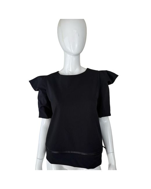 SNIDER Black Deconstructed Top