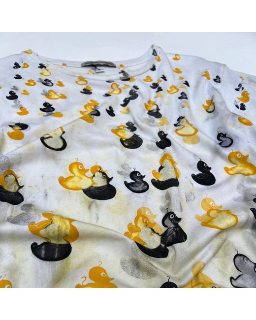Simeon Farrar Gray Rubber Duck T-Shirt for men