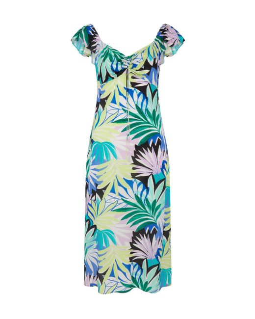 Fresha London Blue Marta Dress Tropical