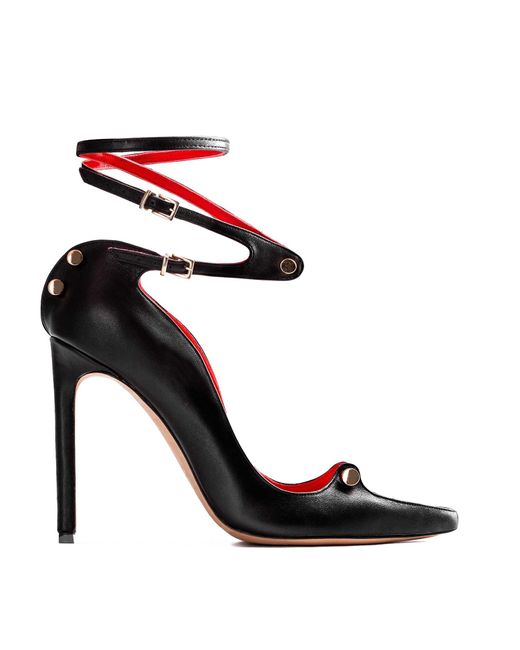HARDOT Black Harlot Pumps