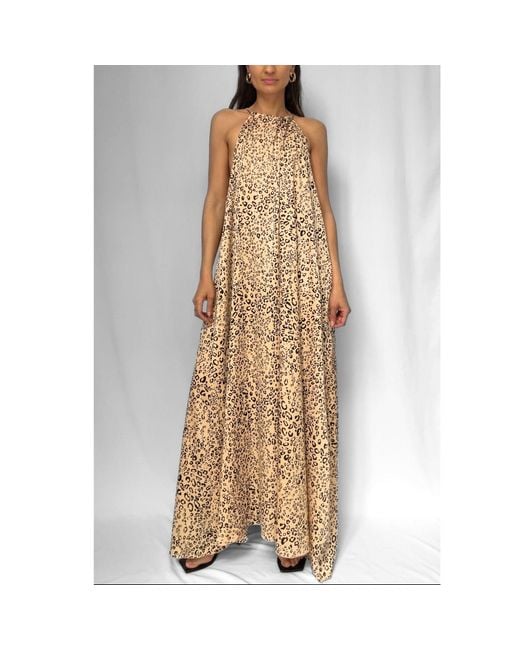 Alia Studio Metallic Volupté Maxi Dress