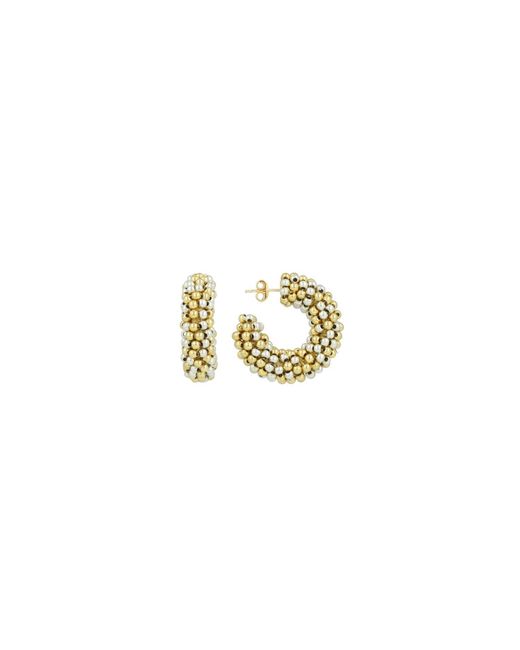 LOTT.gioielli Metallic Colored Earrings Mara Round Creole S