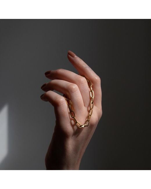 A Weathered Penny Metallic Chunky Cable Bracelet