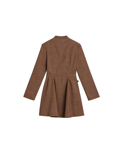 princess polly baby blue dress Brown Mini Dress - Cora Flutter Sleeve Tie - Size 4 to 16 main image 1