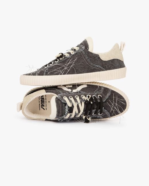Springa | Unique Vulcanized Sneakers Italian Handmade Brown Wavy Olona Sneakers for men