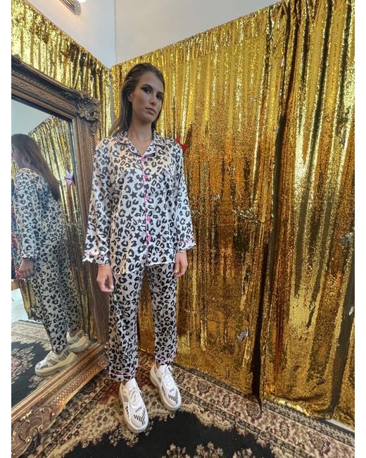 Any Old Iron Blue Sleeping Rock Star Pajamas