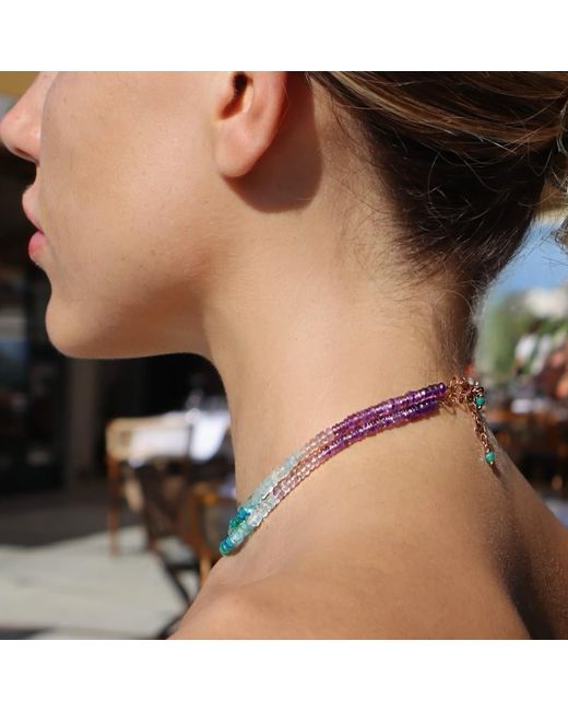 Mineralgems•Studio Multicolor Choker With Precious Gemstones