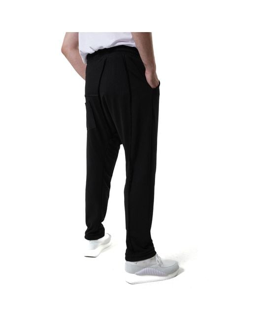 Metamorph Black Drop Crotch Joggers for men