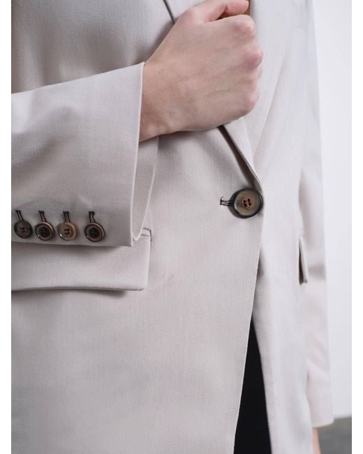 Sélone White Noema Oversized Blazer