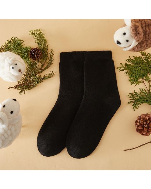 Soft Strokes Silk Blue Cashmere Quarter-Length Socks Set Of Two