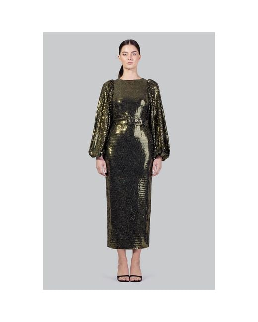 Meem Label Black Willow Sequin Dress
