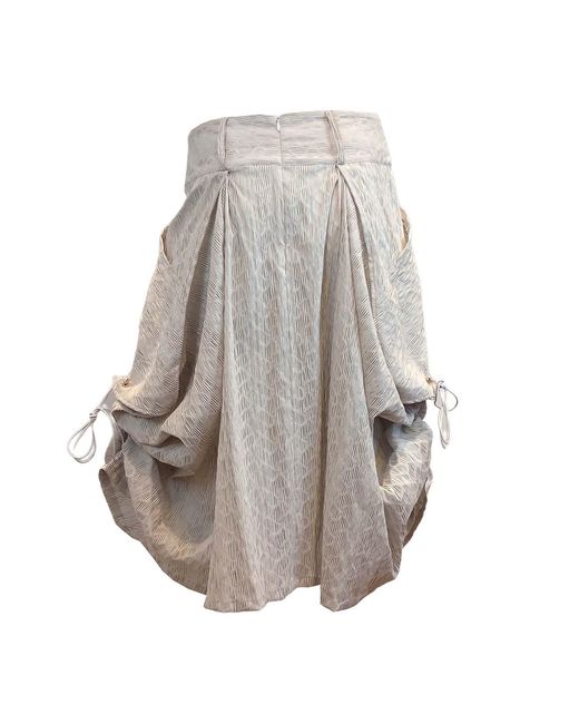 SNIDER Gray Neutrals Tiger Skirt