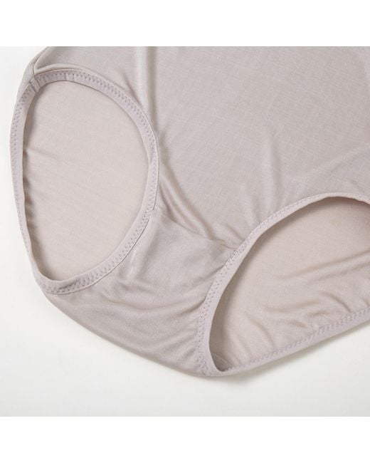 Soft Strokes Silk White Neutrals Set Of Two Knitted Silk Mid Rise French Cut Pantie Shimmer Collection
