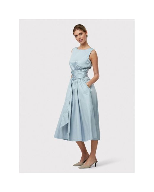 Helen Mcalinden Blue Avril Dusty Dress