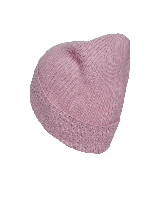 tirillm Purple Holly Rib Knitted Cashmere Beanie, Dusty