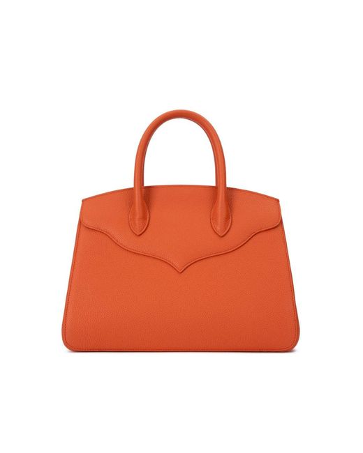 Xxiii Orange Scallop Tote