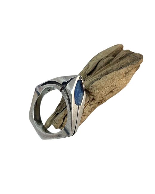 Tg-Jewellery by Tamara Gervasio Blue Punta Enamel Ring