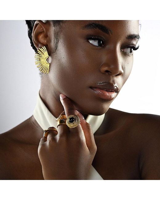 Superdivajewellery Metallic Briscoe Ring