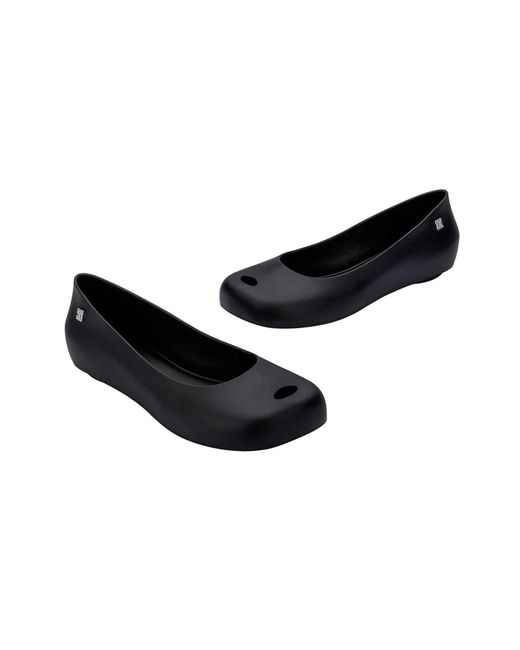 Melissa Black Nova Ultragirl Ballet Flats
