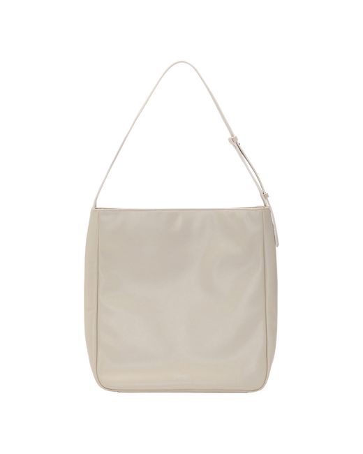 MARHEN.J White Roxy Vegan Leather Square Shoulder Bag