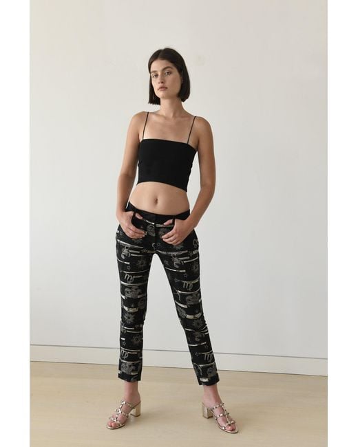 GeeGee Collection Zodiac Trousers Black