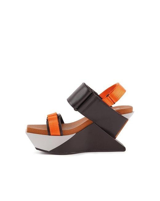 United Nude Brown Delta Run Wedge