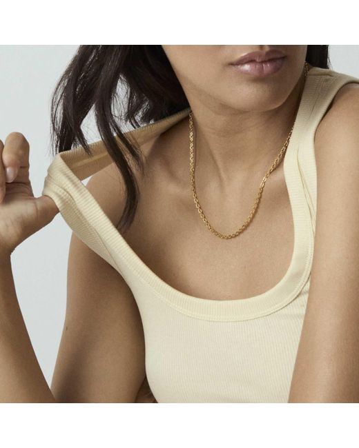Dinny Hall Metallic Chunky Trace Chain Necklace