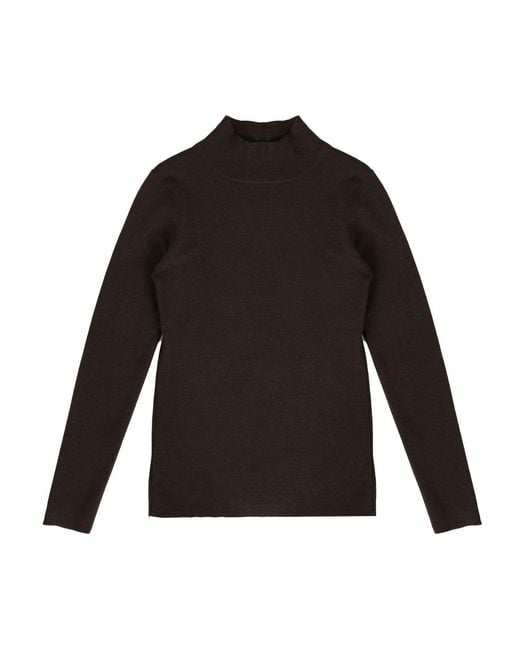 Rave on Trend Black Knit Turtleneck