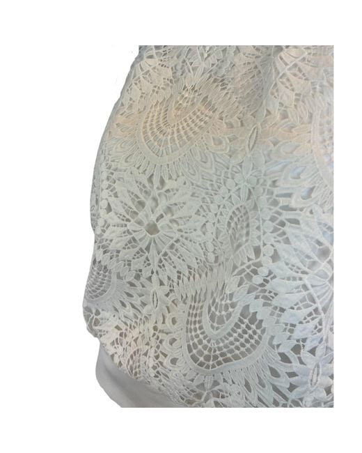 SNIDER White Flora Top