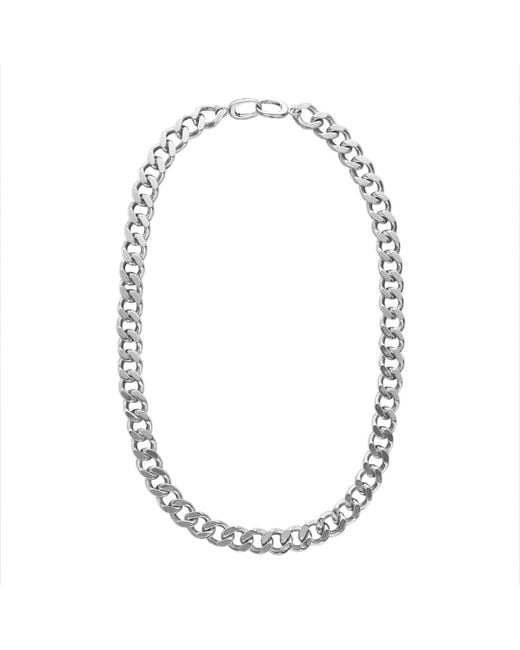 Onia Metallic Bold Cuban Link Necklace