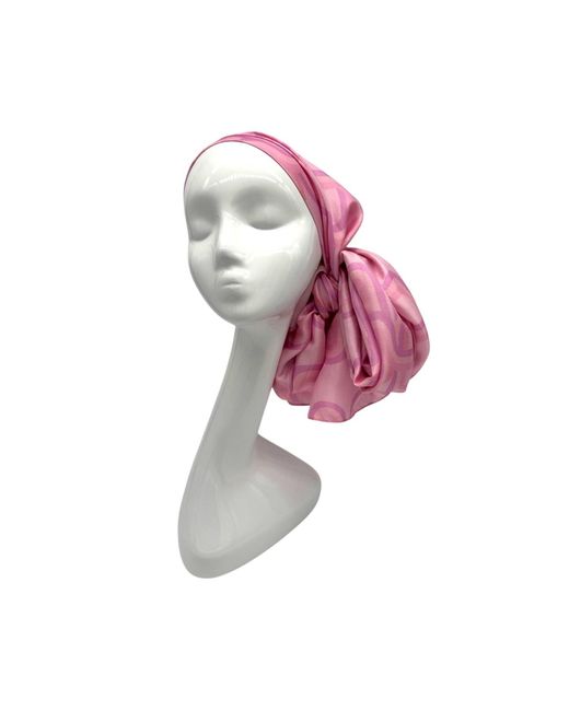 Julia Clancey Pink Fondant Fifi Scarf Fedora Set