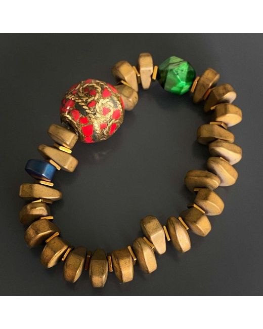 Ebru Jewelry Metallic Vintage Nepal Bracelet