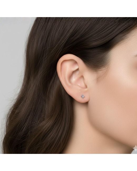 BLOOMTINE | Earth Angel HQ Metallic Illuminess Mini Sterling Star Studs
