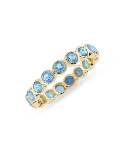 Auree Jewellery Blue Ortigia Topaz Vermeil Ring