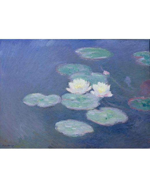 Heartfelt Layers Blue Monet Water Lilies