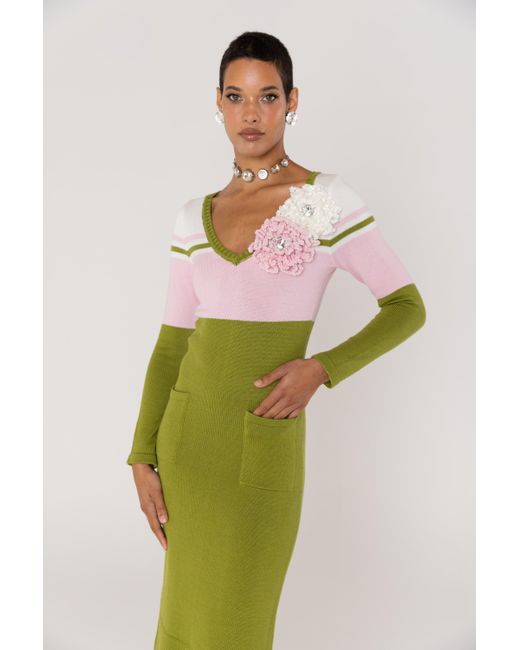 misha vanessa jersey dress The 'Gisele' Jersey Dress Dusty Pink — Maxi Dresses main image 0