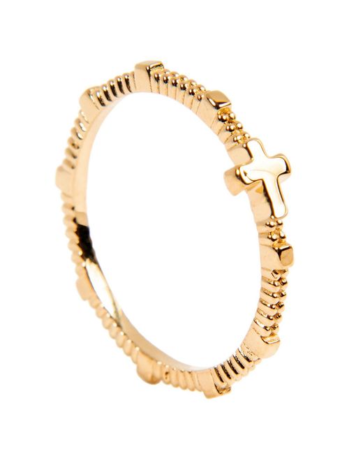 Belinda Jewelz Metallic Grace Cross Ring