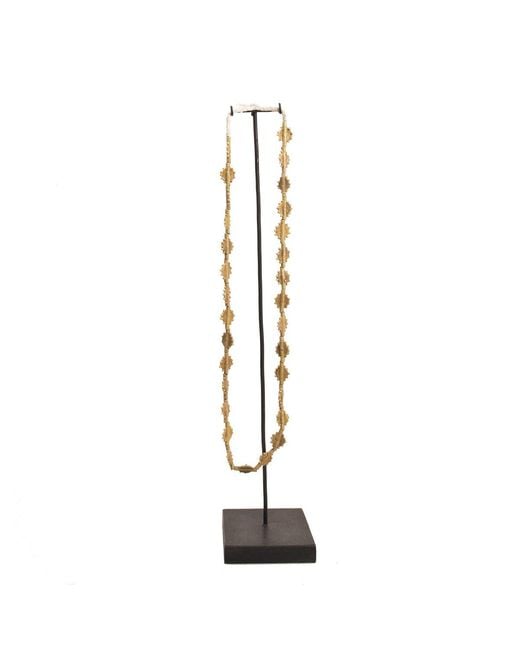 Botanical Boys Metallic Bronze Beaule Necklace One One Zero B