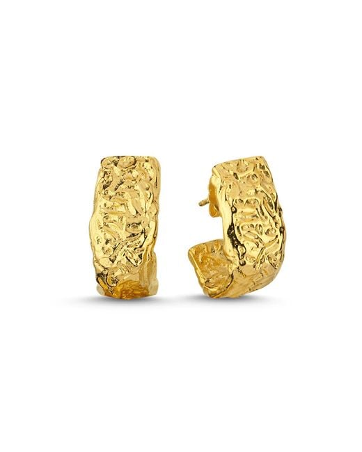 ASSUWA Metallic Babylon Hoop Earrings
